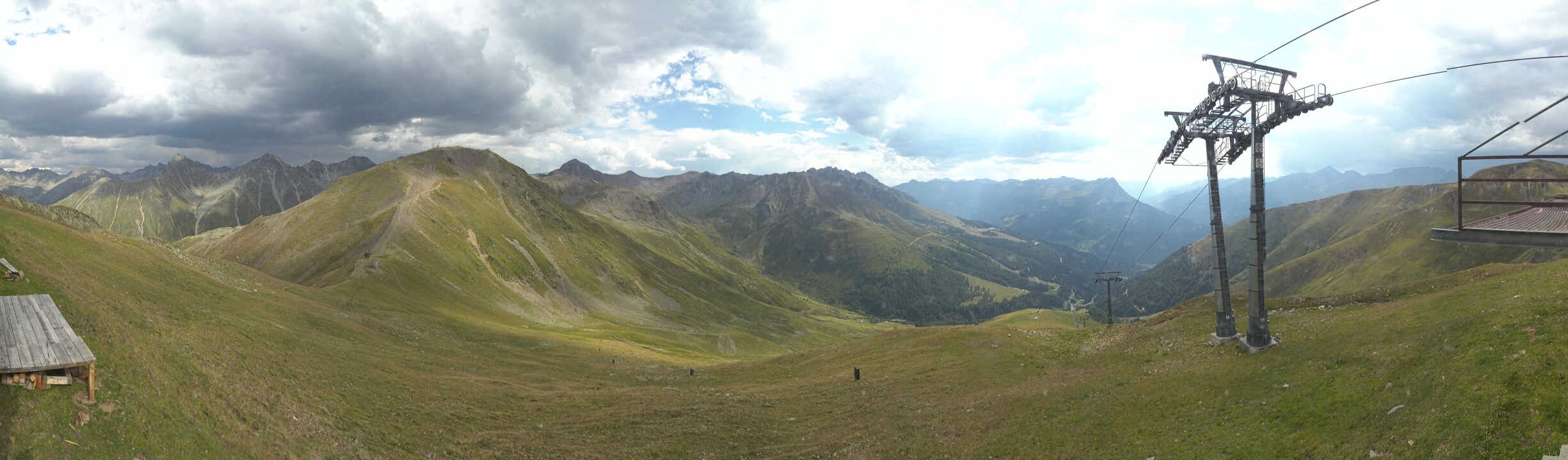 Archiv Foto Webcam Panoramablick Tscheyeck