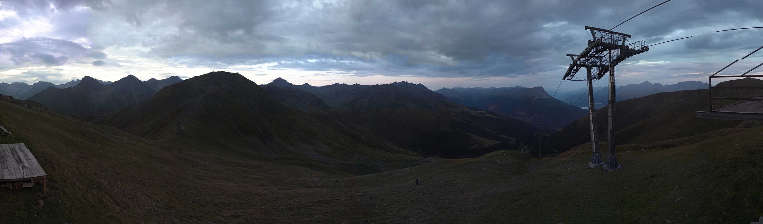 Archiv Foto Webcam Panoramablick Tscheyeck