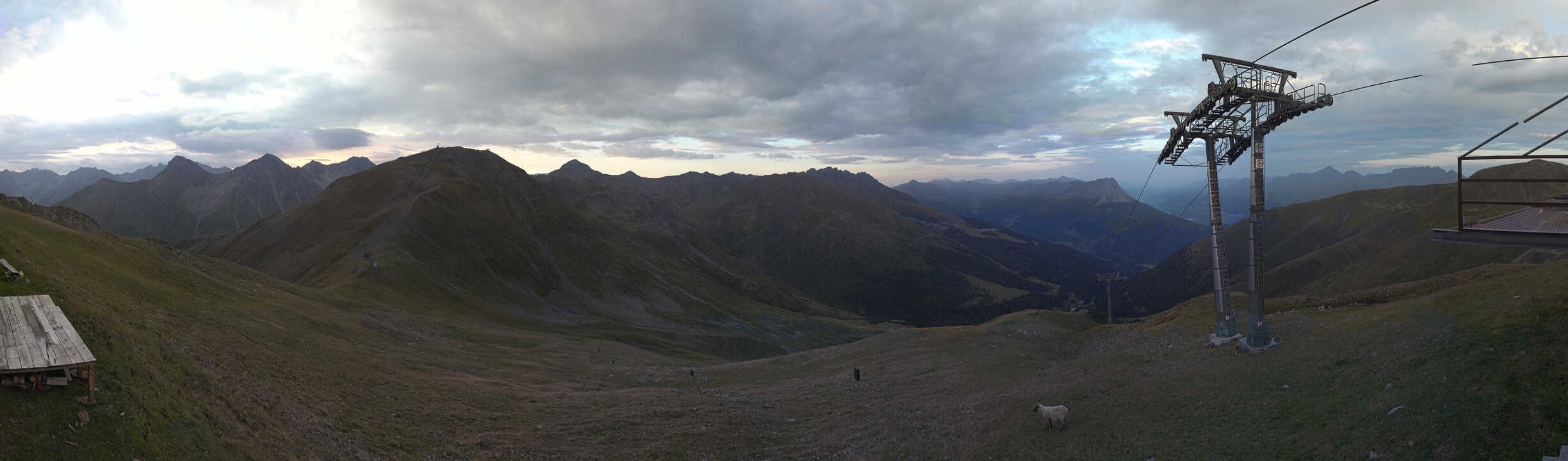 Archiv Foto Webcam Panoramablick Tscheyeck