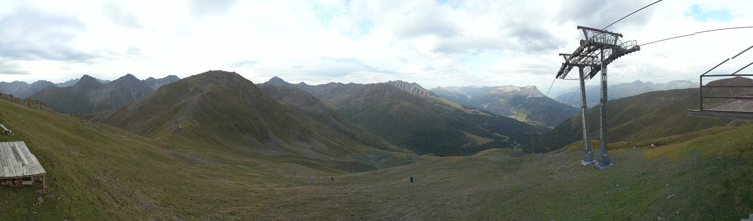 Archiv Foto Webcam Panoramablick Tscheyeck