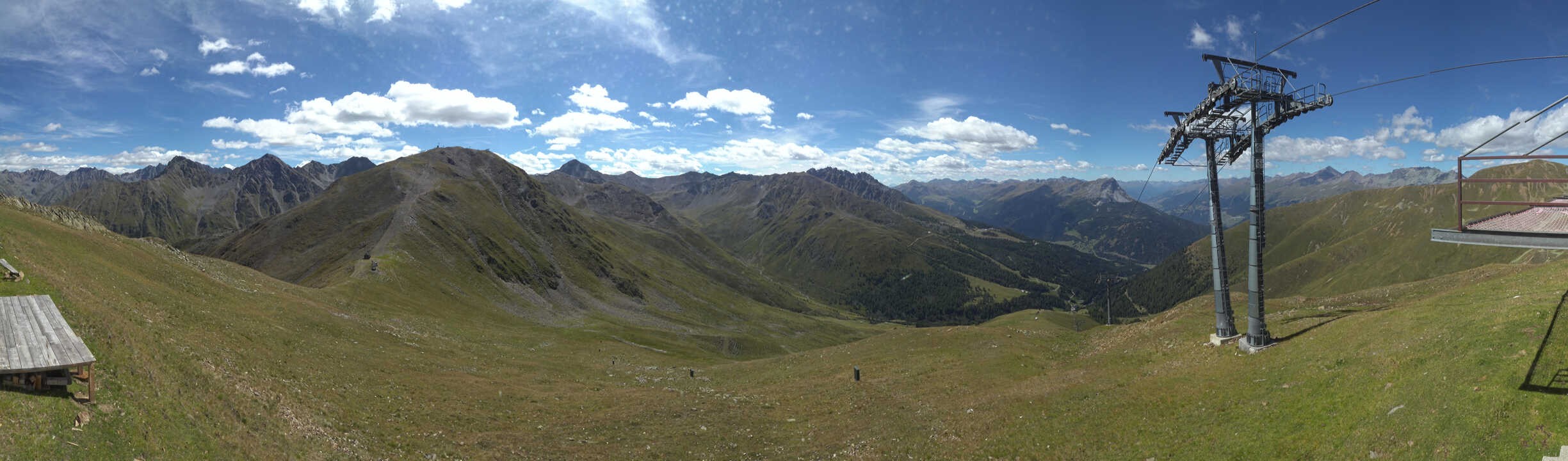 Archiv Foto Webcam Panoramablick Tscheyeck