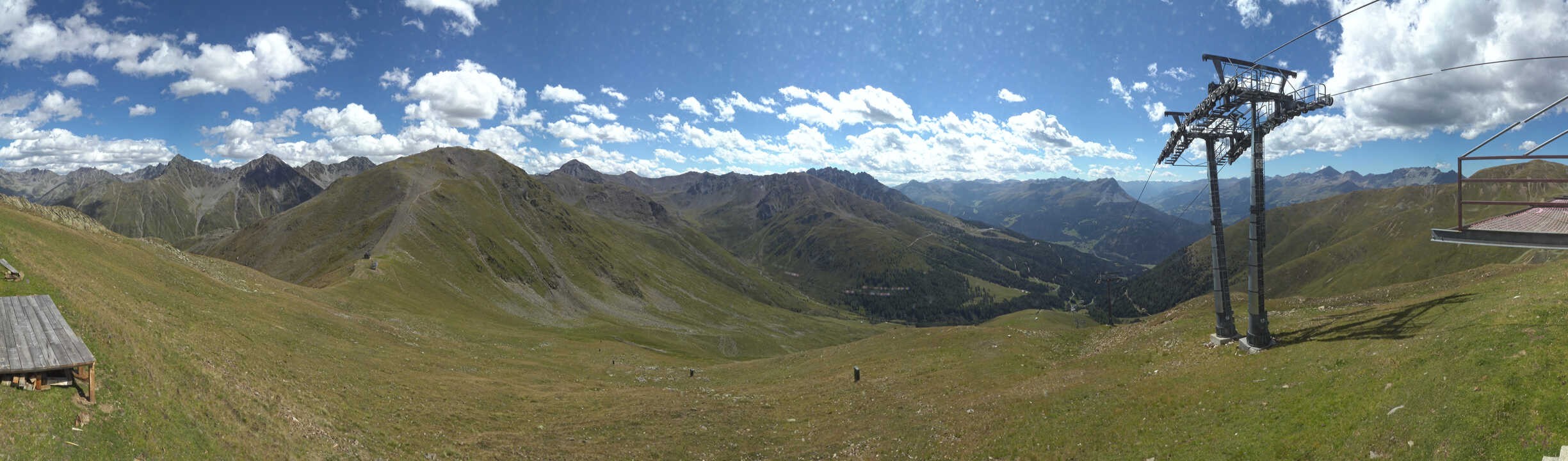 Archiv Foto Webcam Panoramablick Tscheyeck