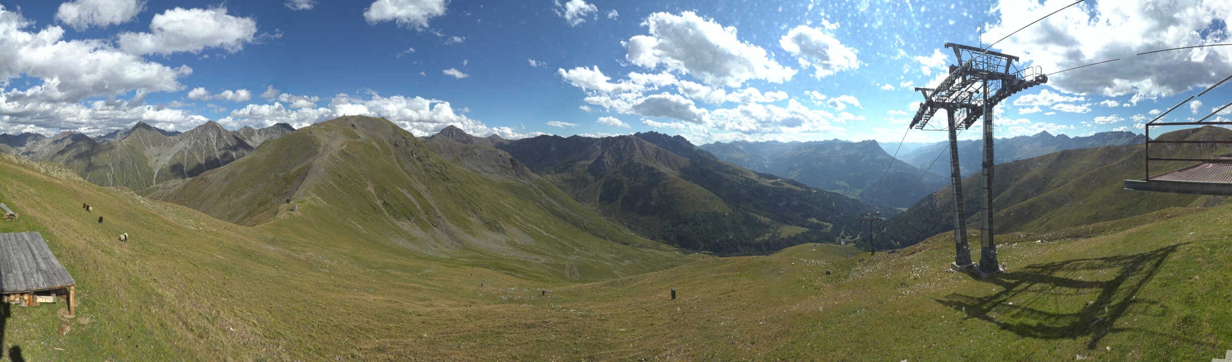 Archiv Foto Webcam Panoramablick Tscheyeck