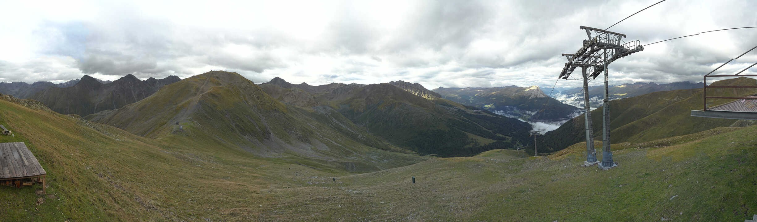Archiv Foto Webcam Panoramablick Tscheyeck