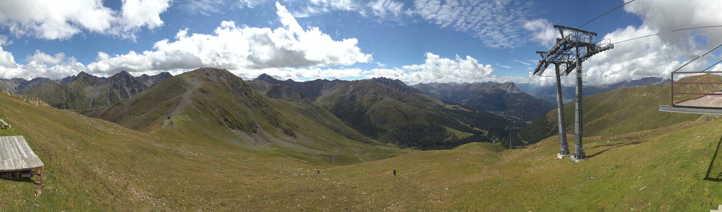 Archiv Foto Webcam Panoramablick Tscheyeck