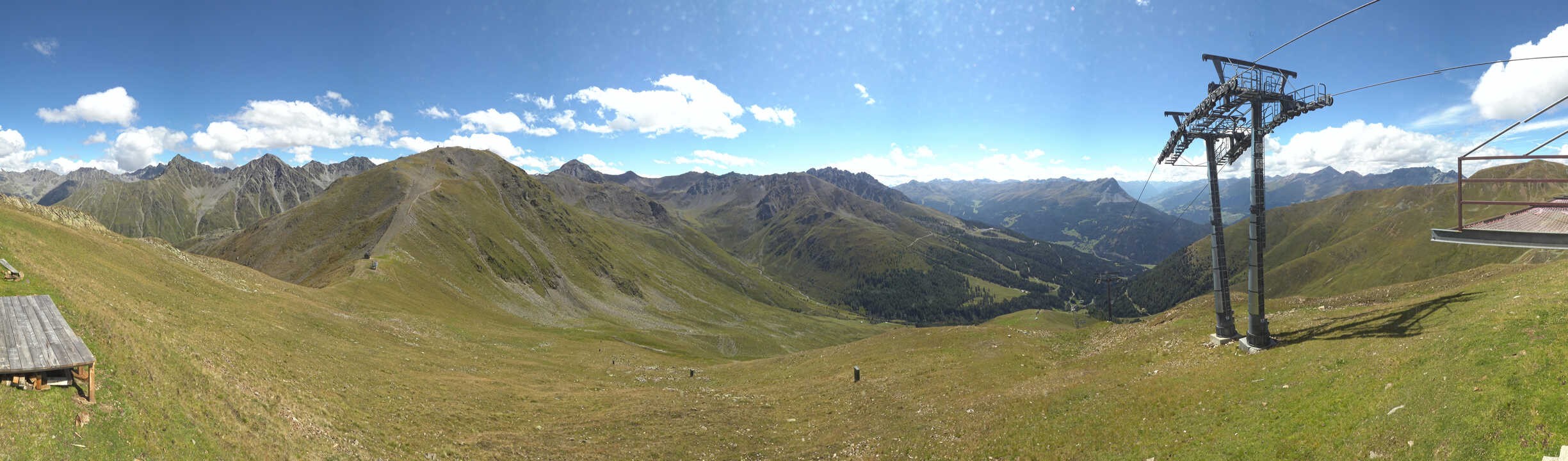 Archiv Foto Webcam Panoramablick Tscheyeck