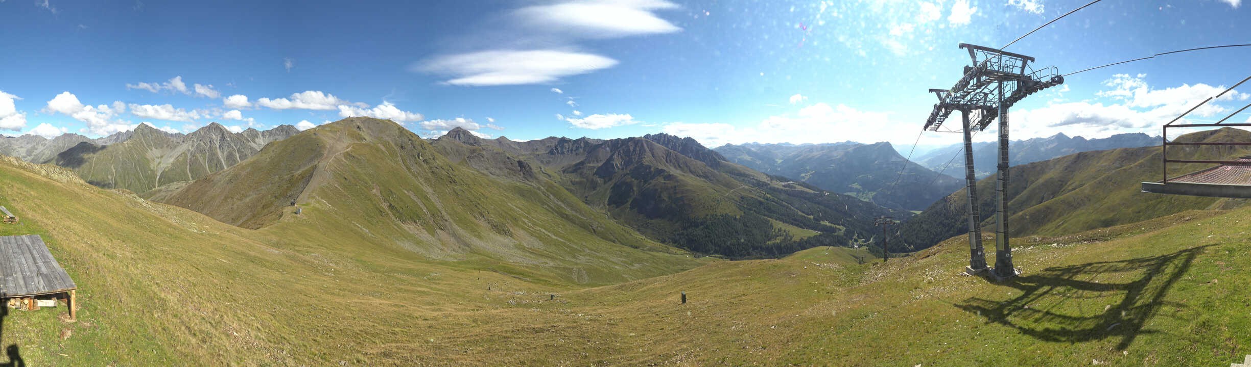 Archiv Foto Webcam Panoramablick Tscheyeck