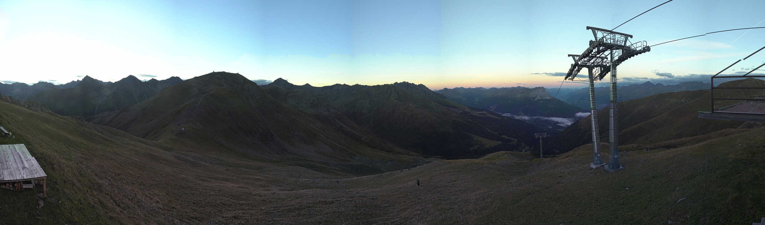 Archiv Foto Webcam Panoramablick Tscheyeck