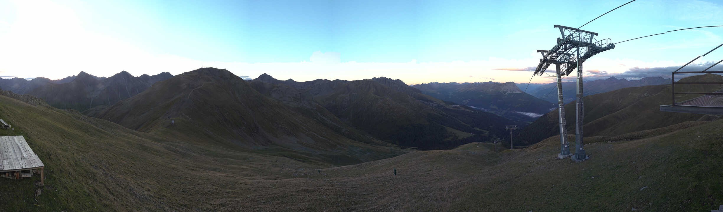 Archiv Foto Webcam Panoramablick Tscheyeck