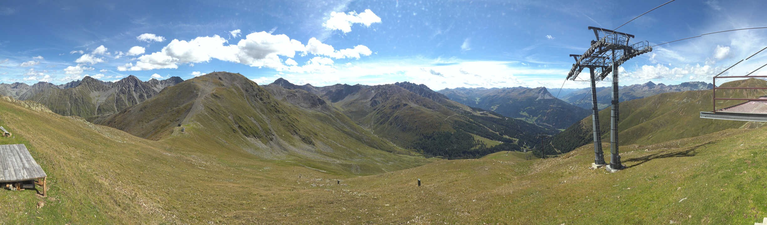 Archiv Foto Webcam Panoramablick Tscheyeck