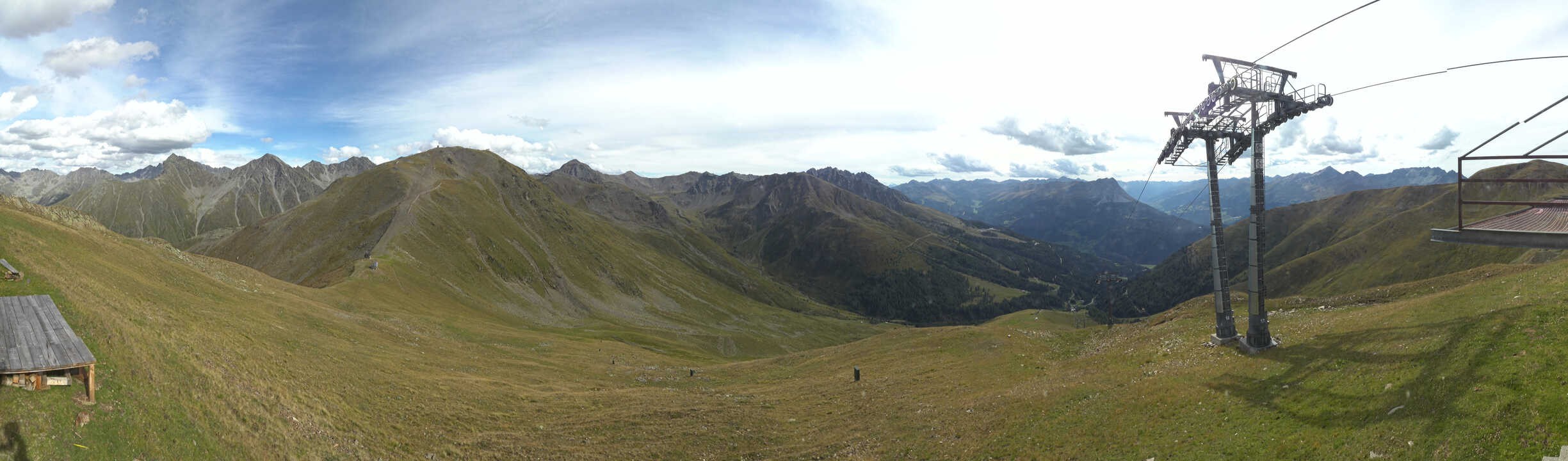Archiv Foto Webcam Panoramablick Tscheyeck
