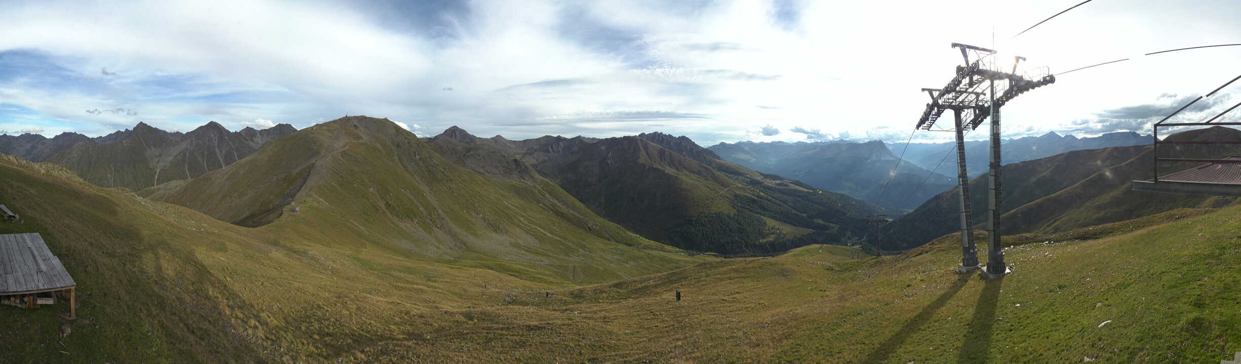 Archiv Foto Webcam Panoramablick Tscheyeck
