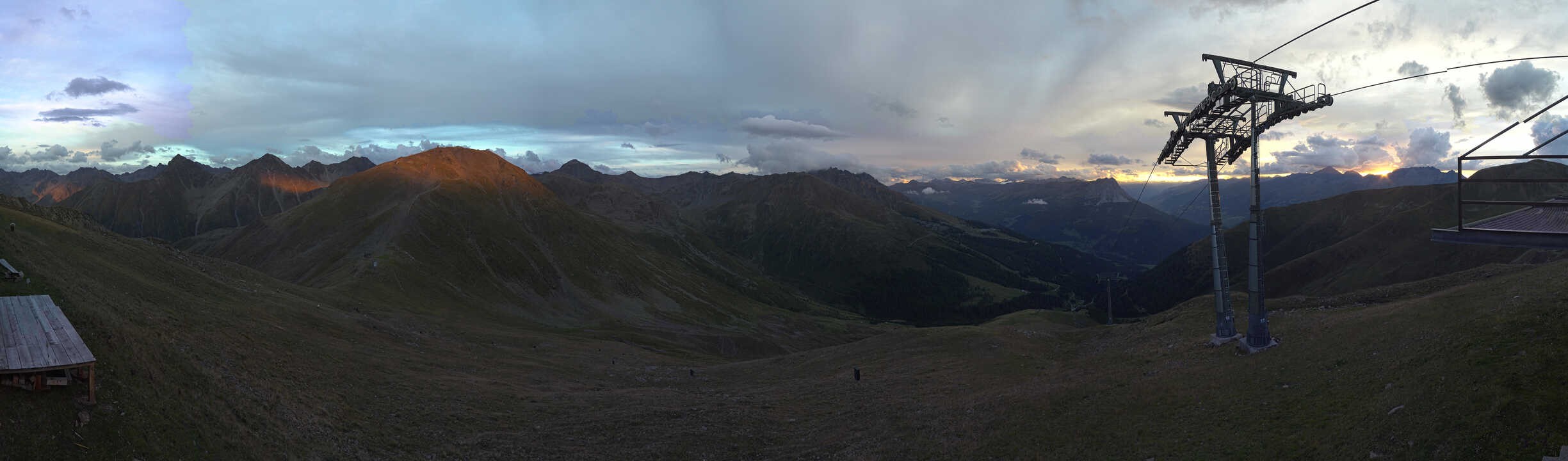 Archiv Foto Webcam Panoramablick Tscheyeck