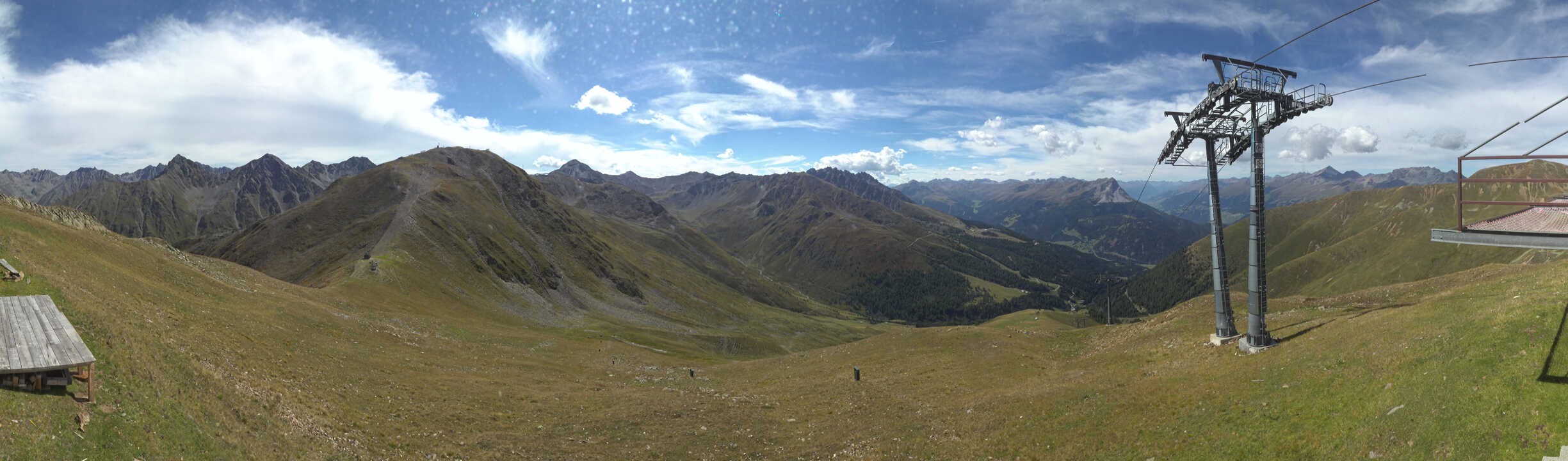 Archiv Foto Webcam Panoramablick Tscheyeck