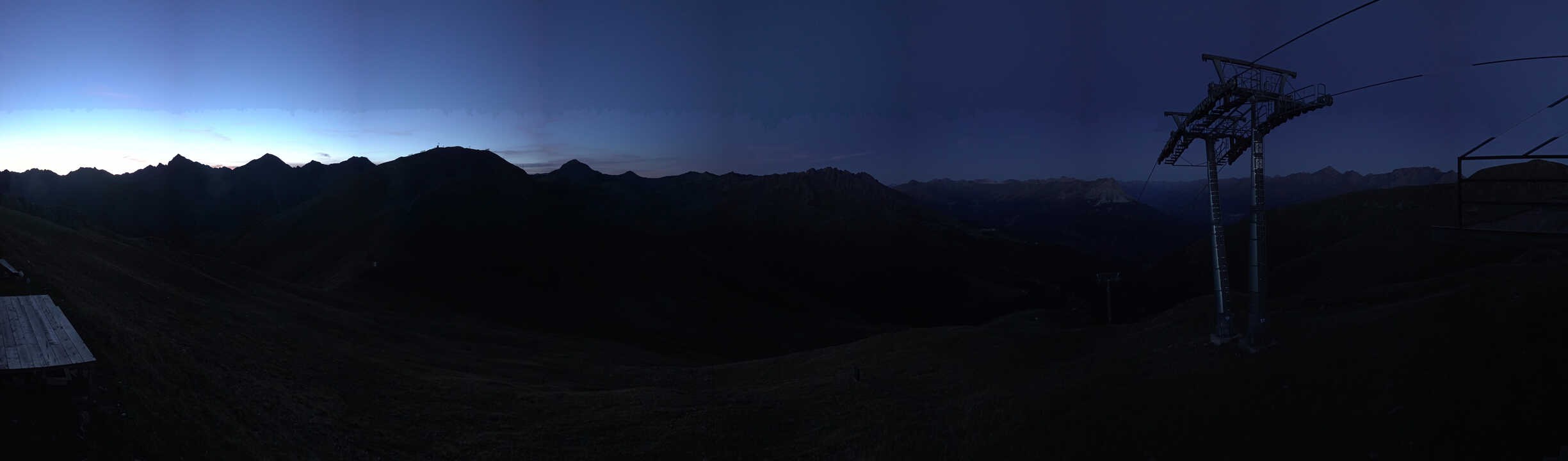 Archiv Foto Webcam Panoramablick Tscheyeck