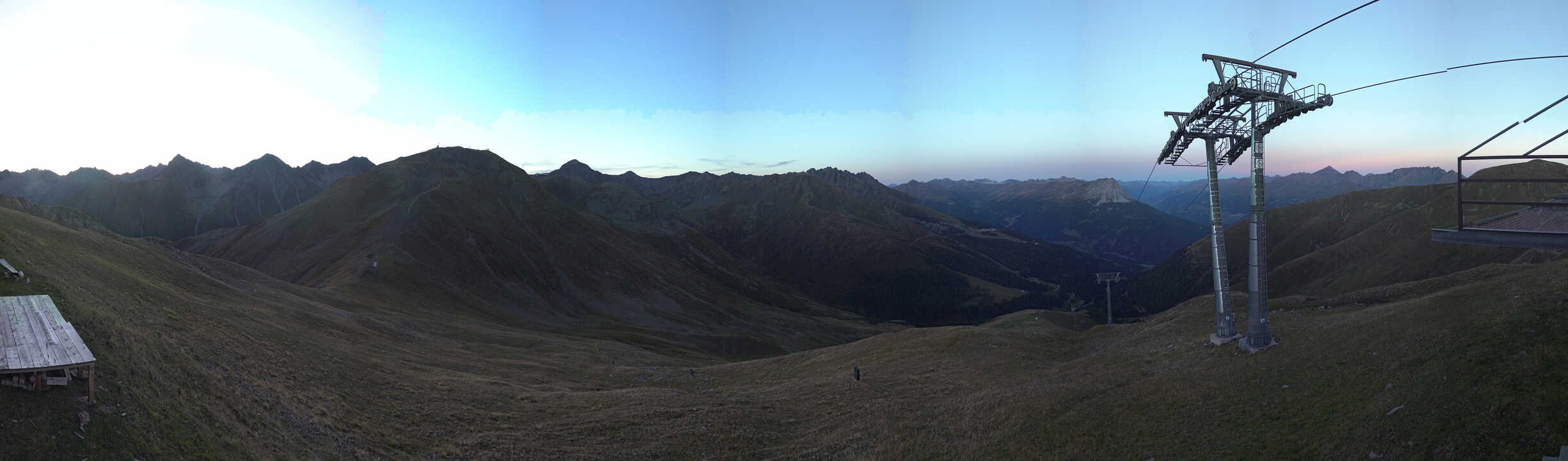 Archiv Foto Webcam Panoramablick Tscheyeck