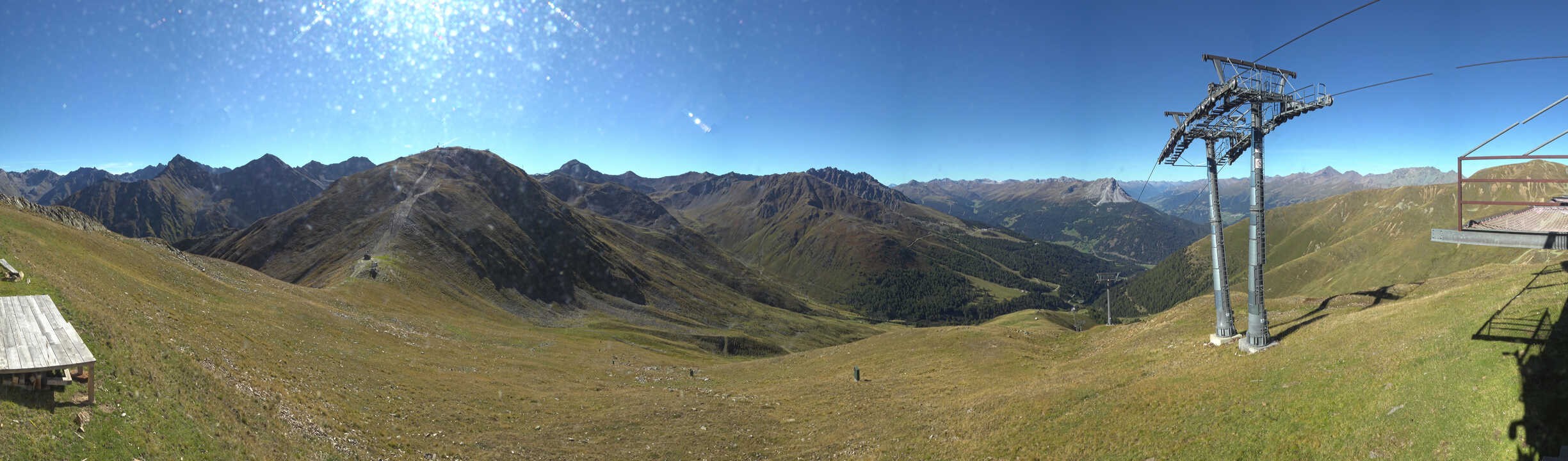 Archiv Foto Webcam Panoramablick Tscheyeck