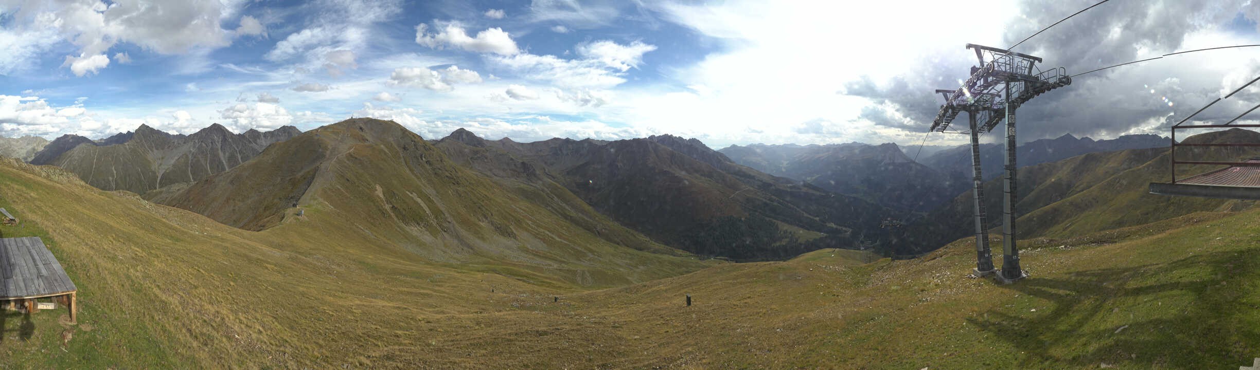 Archiv Foto Webcam Panoramablick Tscheyeck