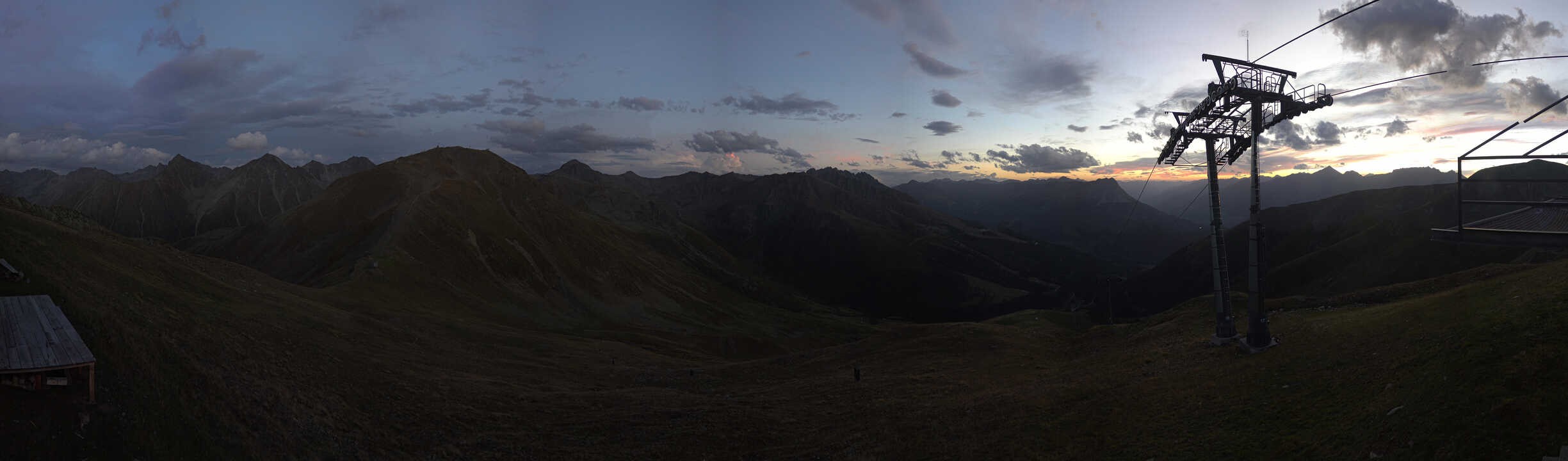Archiv Foto Webcam Panoramablick Tscheyeck