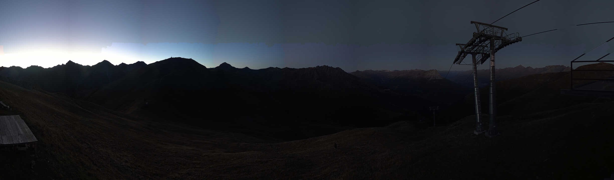 Archiv Foto Webcam Panoramablick Tscheyeck