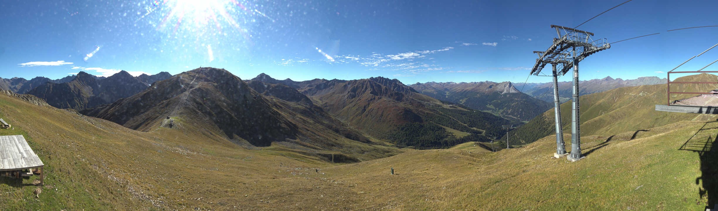 Archiv Foto Webcam Panoramablick Tscheyeck