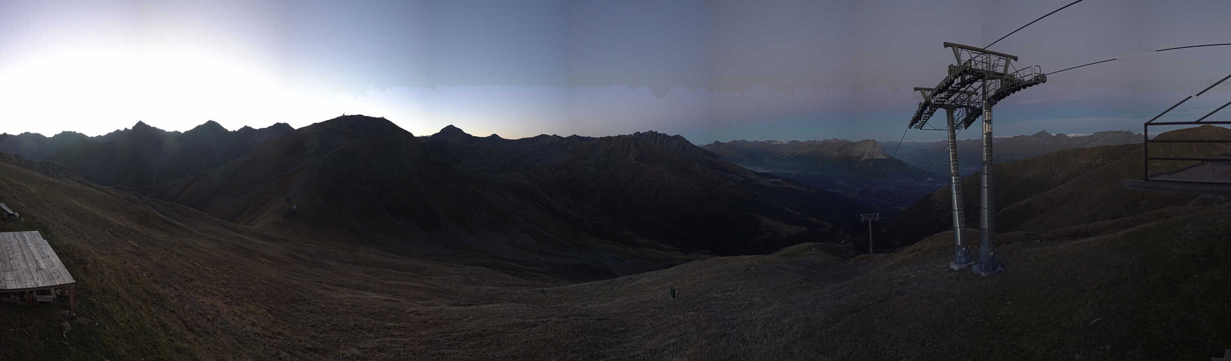 Archiv Foto Webcam Panoramablick Tscheyeck
