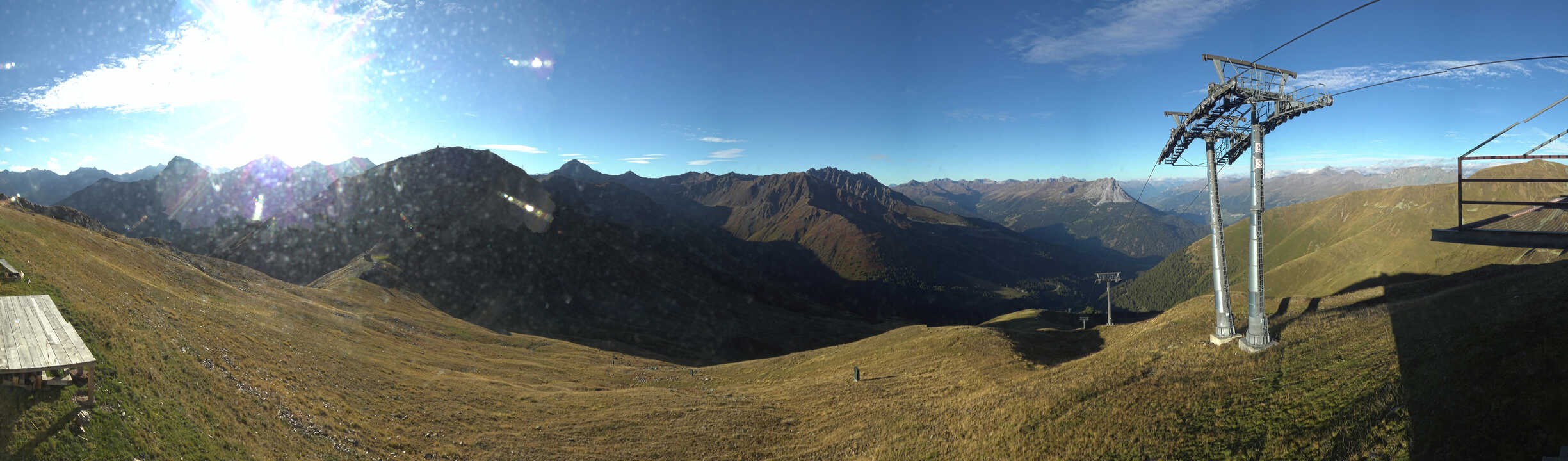 Archiv Foto Webcam Panoramablick Tscheyeck