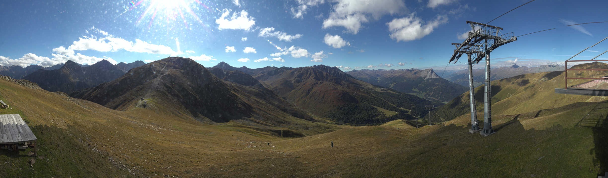 Archiv Foto Webcam Panoramablick Tscheyeck