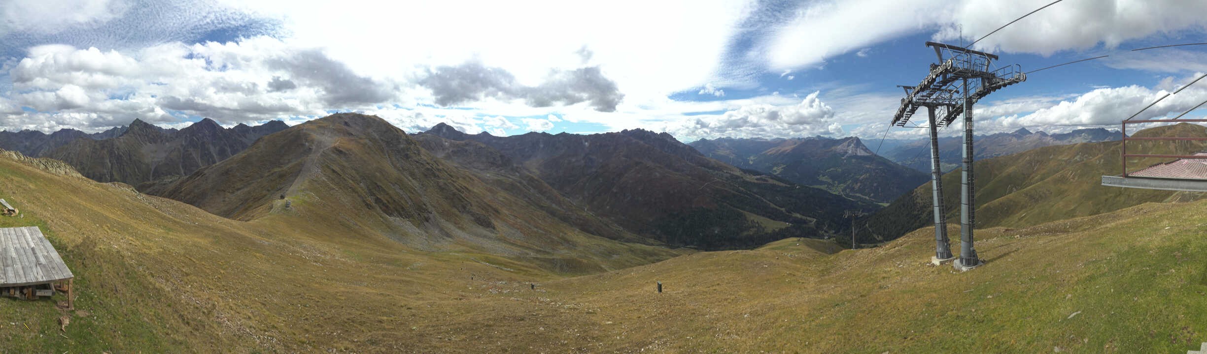 Archiv Foto Webcam Panoramablick Tscheyeck