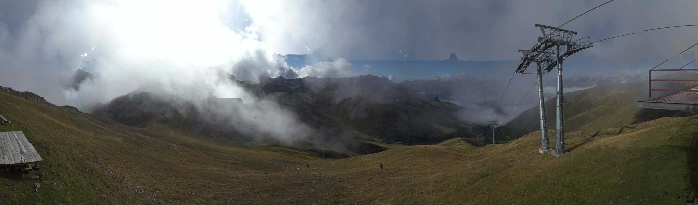 Archiv Foto Webcam Panoramablick Tscheyeck