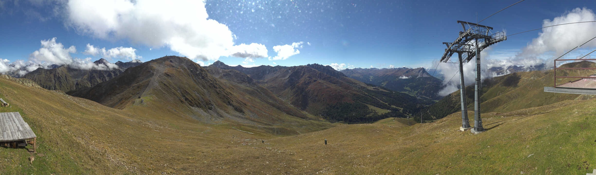 Archiv Foto Webcam Panoramablick Tscheyeck