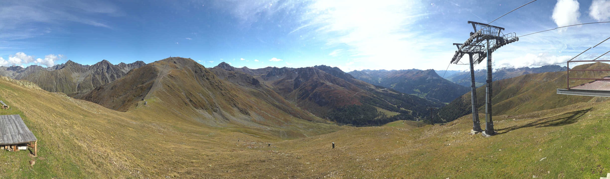 Archiv Foto Webcam Panoramablick Tscheyeck