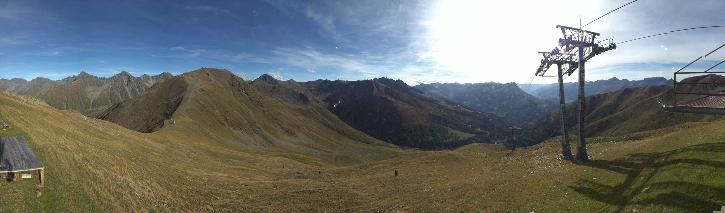 Archiv Foto Webcam Panoramablick Tscheyeck