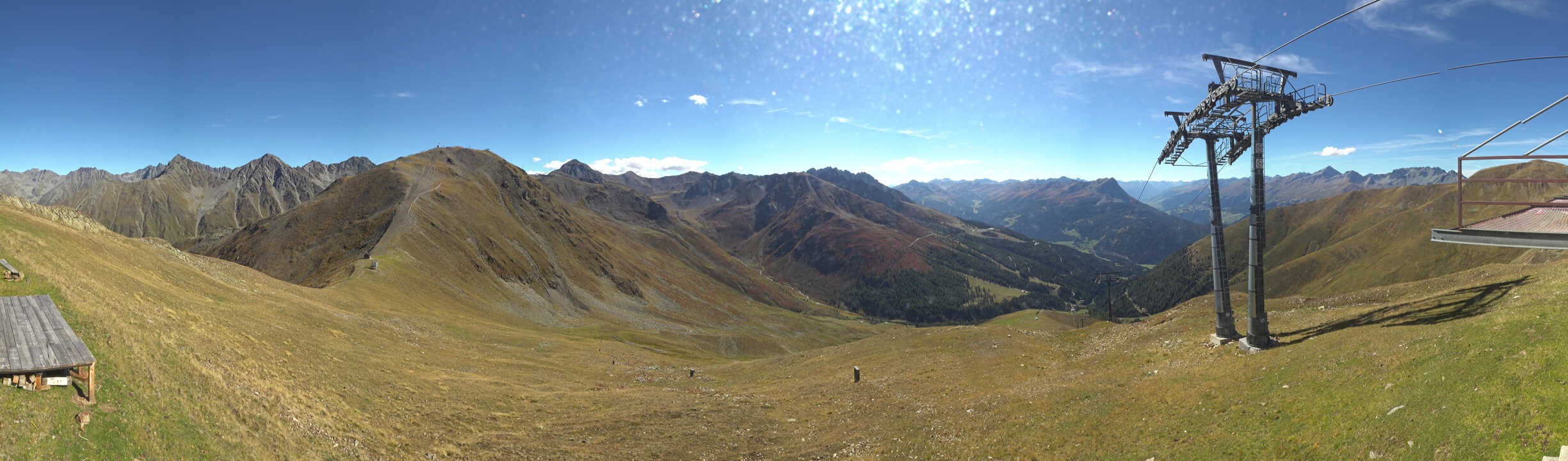 Archiv Foto Webcam Panoramablick Tscheyeck