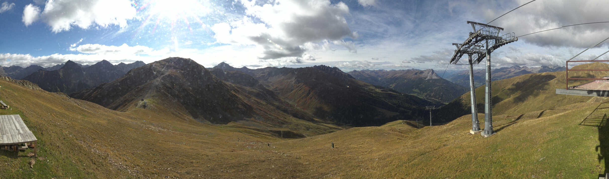 Archiv Foto Webcam Panoramablick Tscheyeck