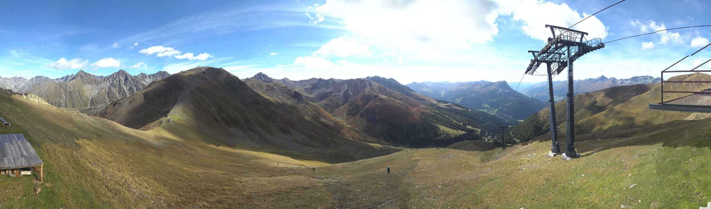 Archiv Foto Webcam Panoramablick Tscheyeck