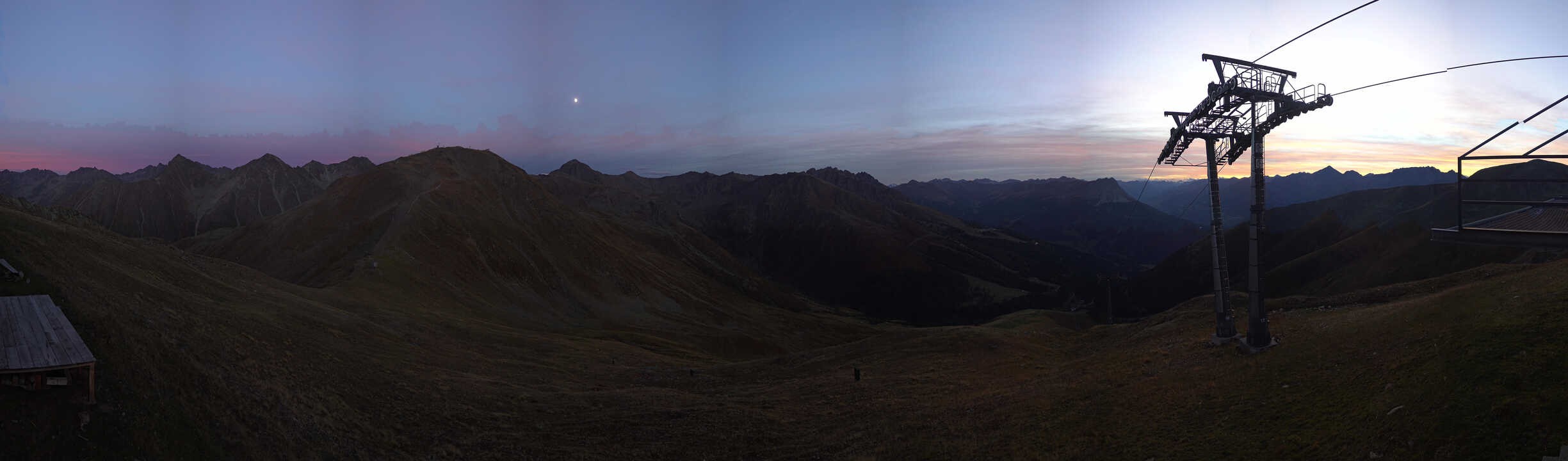 Archiv Foto Webcam Panoramablick Tscheyeck