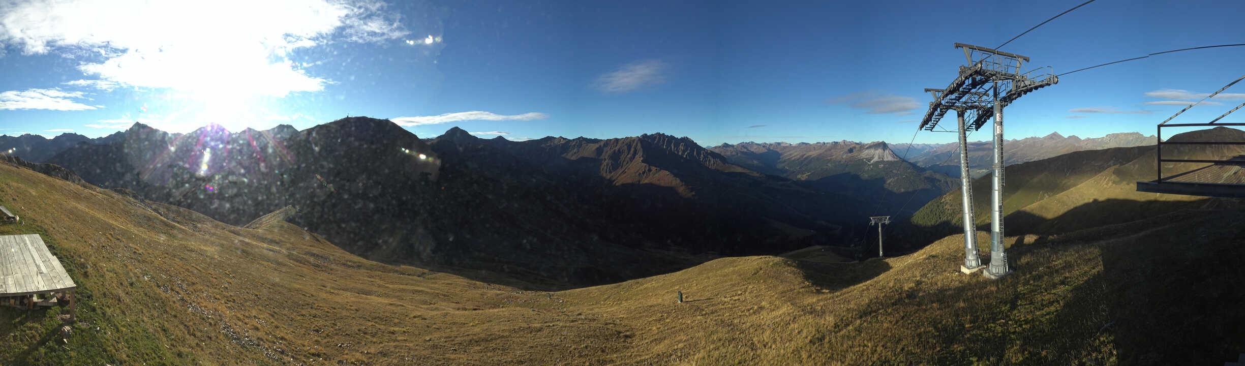 Archiv Foto Webcam Panoramablick Tscheyeck