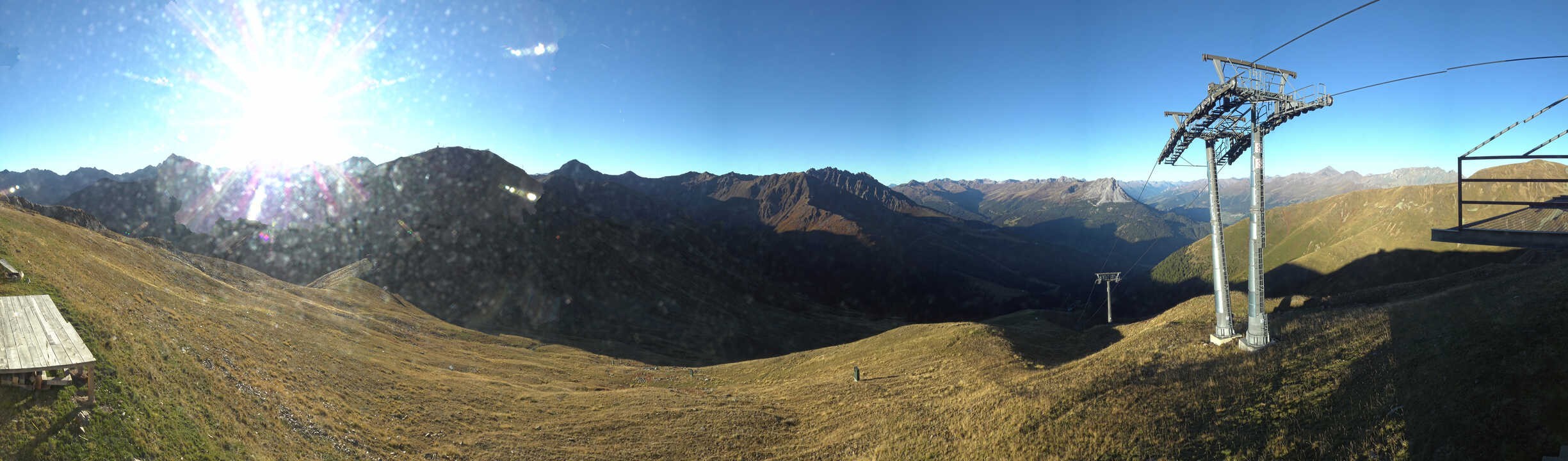 Archiv Foto Webcam Panoramablick Tscheyeck