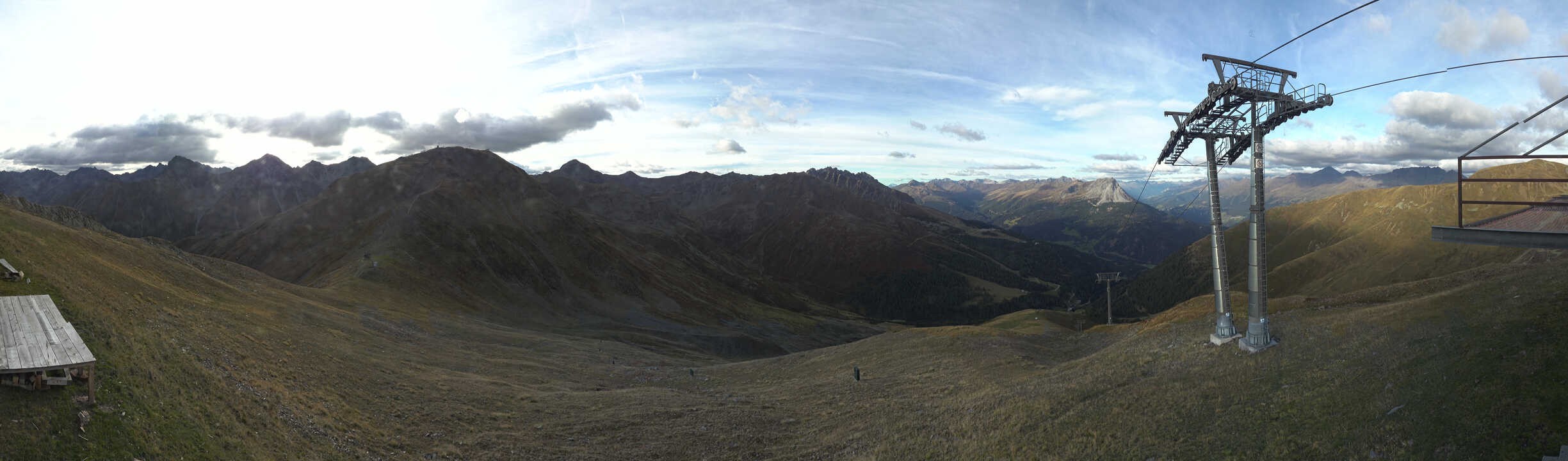 Archiv Foto Webcam Panoramablick Tscheyeck