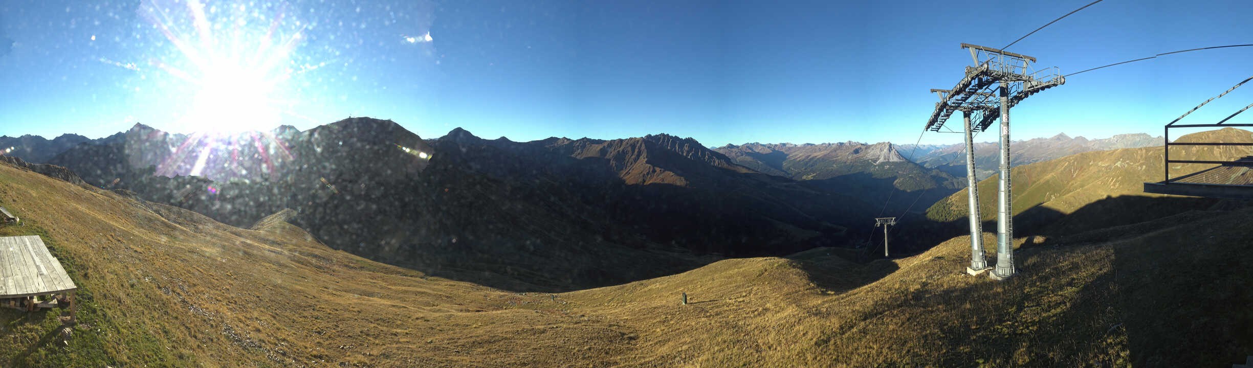 Archiv Foto Webcam Panoramablick Tscheyeck