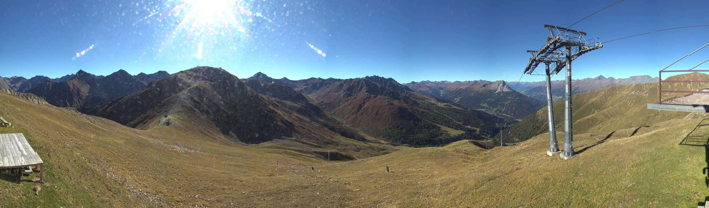 Archiv Foto Webcam Panoramablick Tscheyeck