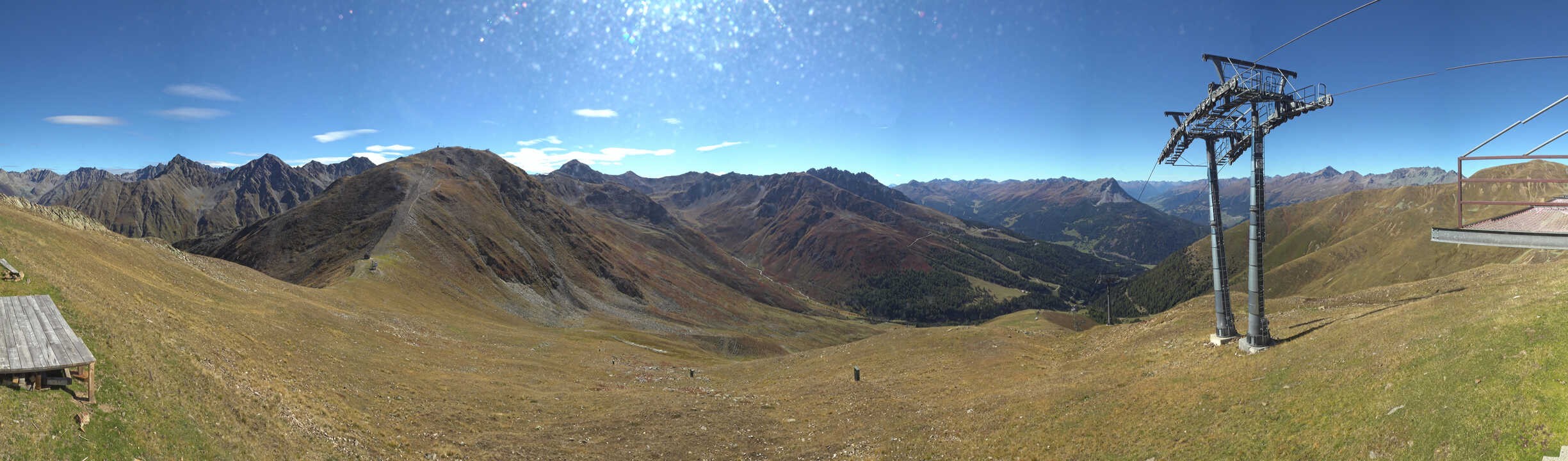 Archiv Foto Webcam Panoramablick Tscheyeck