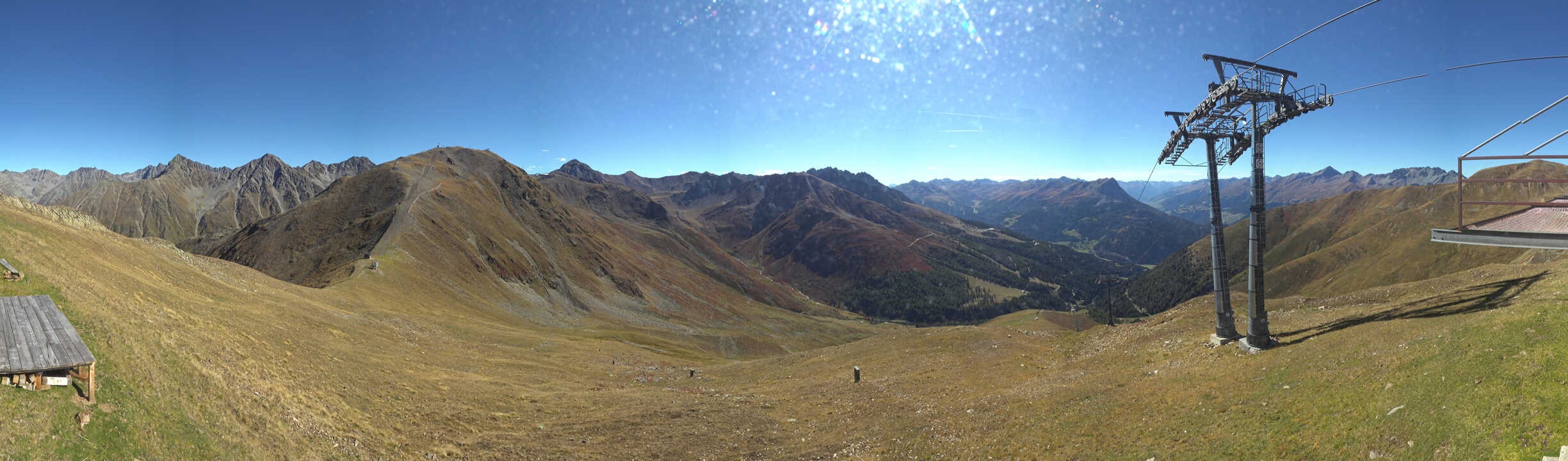 Archiv Foto Webcam Panoramablick Tscheyeck