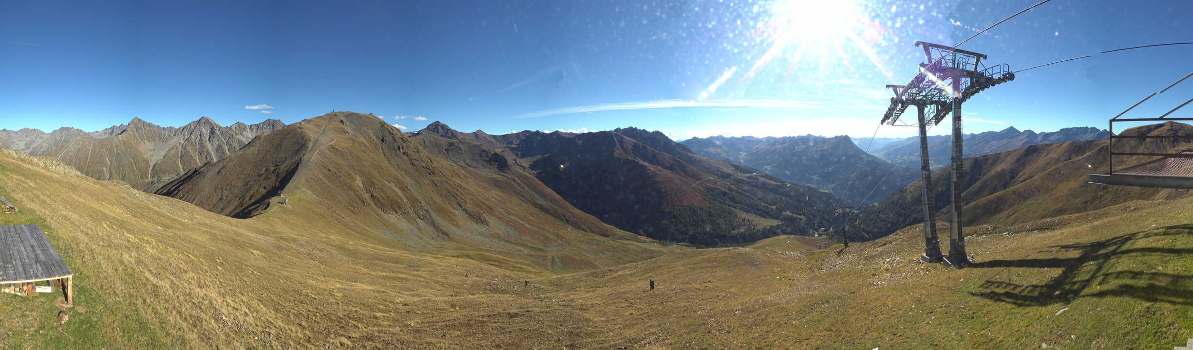 Archiv Foto Webcam Panoramablick Tscheyeck