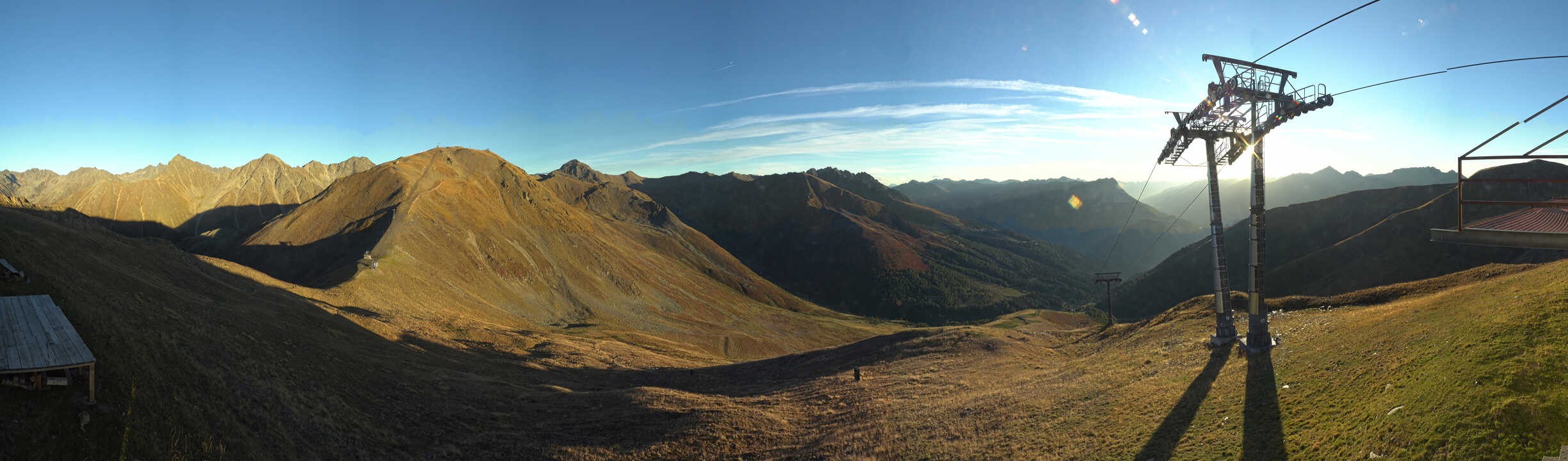 Archiv Foto Webcam Panoramablick Tscheyeck