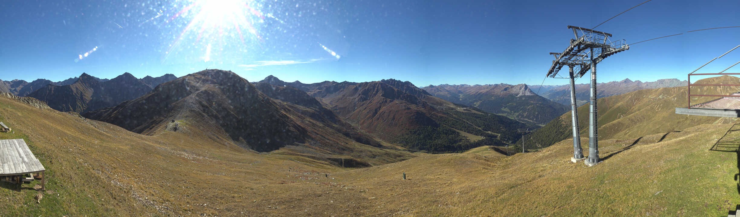 Archiv Foto Webcam Panoramablick Tscheyeck