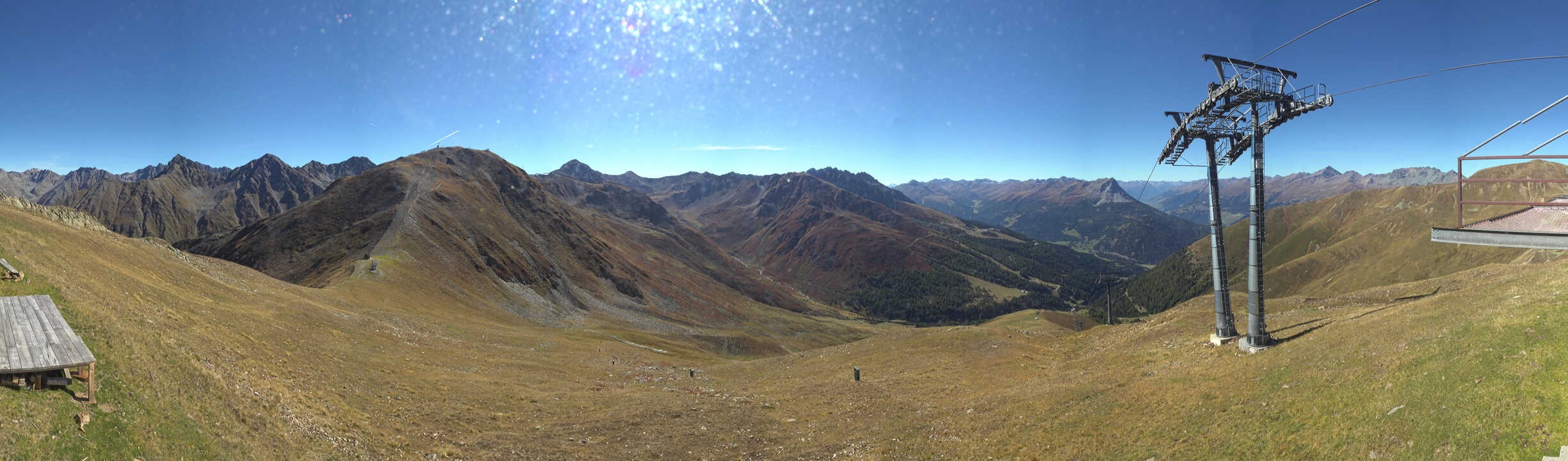 Archiv Foto Webcam Panoramablick Tscheyeck
