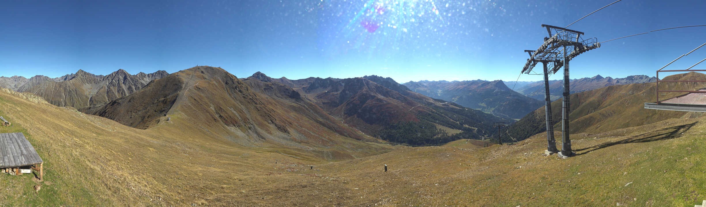 Archiv Foto Webcam Panoramablick Tscheyeck