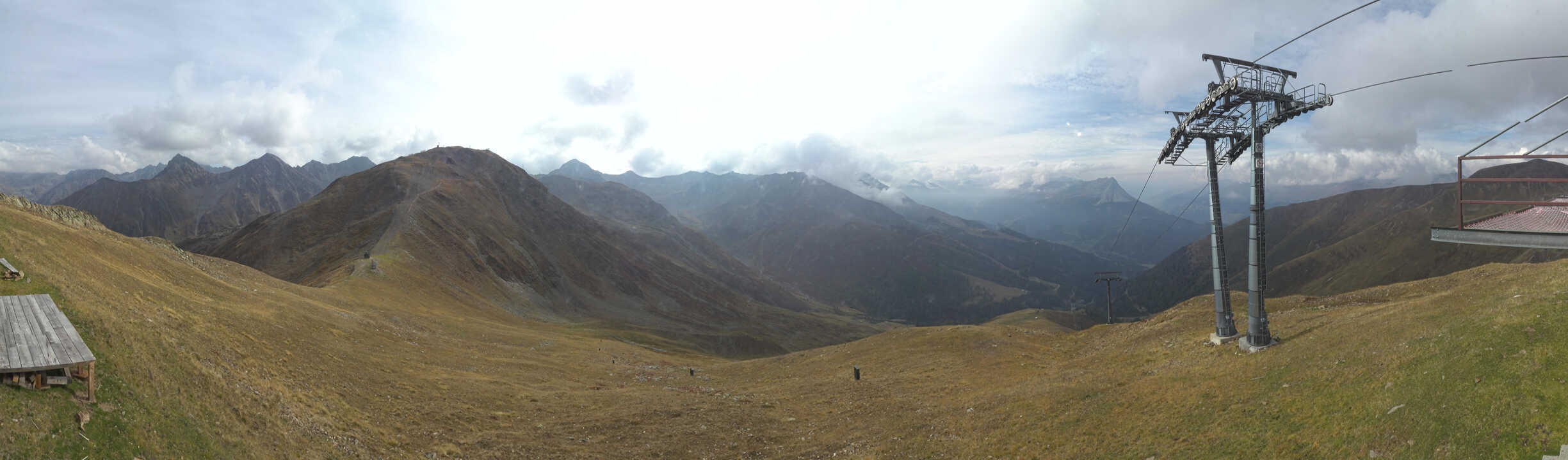 Archiv Foto Webcam Panoramablick Tscheyeck